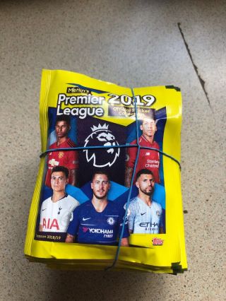 Merlin’s Premier League 2019 Stickers 34 Packs,  P&p