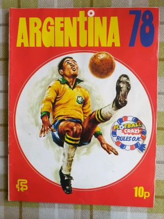 Fks Argentina 78 World Cup Sticker Album,  Complete,  1978,