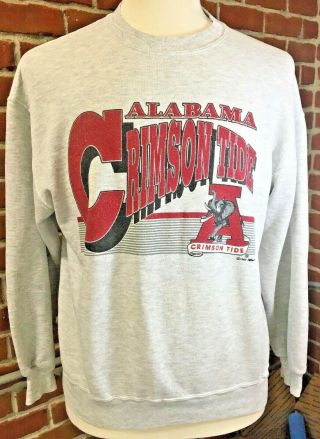 Vintage Alabama Crimson Tide Sweatshirt 1993 Size Xl Mens Champions Jerzees C709