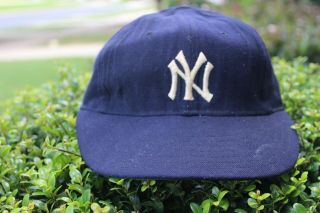 1952 York Yankees Game Worn Hat Gene Woodling Autographed