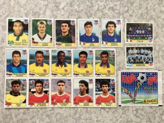 Panini Usa 94 World Cup Sticker Packet,  Stickers And Uncut Sheet