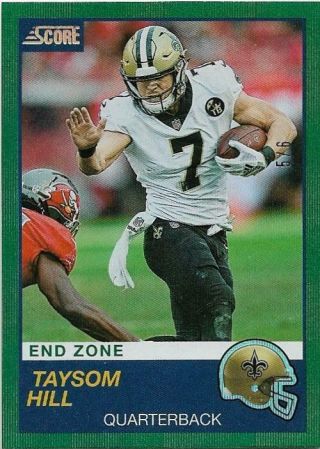 2019 Score End Zone Parallel 267 Taysom Hill 5/6