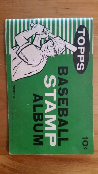 1961 Topps Baseball Stamp Album