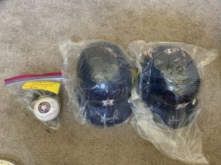 Altuve Helmets And Ball
