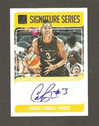 Candace Parker 2019 Wnba Auto,  Tennessee Naperville,  Wade Trophy,  2x Olympics,  Spark