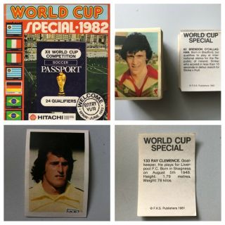 Rare Fks World Cup Special 1982 Stickers.  1,  2,  3,  4,  5,  10,  15,  25 Available