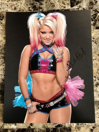 Wwe Nxt The Goddess Alexa Bliss Sexy Autographed 11x14 Photo Wrestling Signed