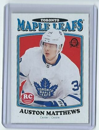 2016 - 17 Ud Series 2 Opc Update - Auston Matthews Leafs Retro Rookie (694)