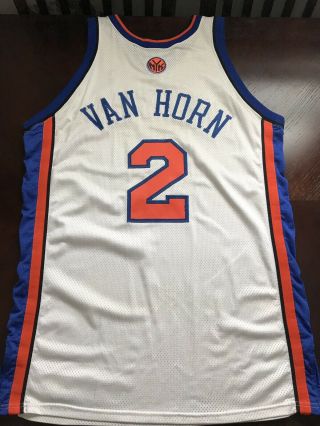 Authentic Reebok Keith Van Horn York Knicks NBA Jersey Size 48,  4 4