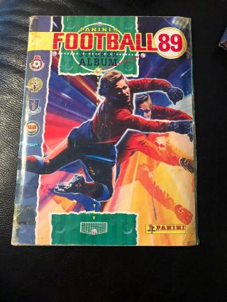 Panini Football 89 Sticker Album (100 Complete)