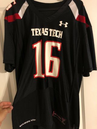 Texas Tech Under Armour Jersey Size Large Football