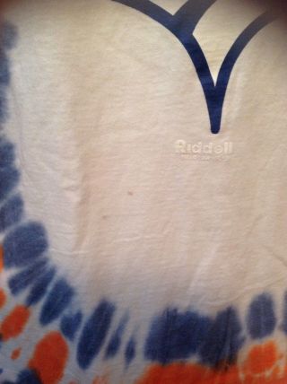 Vintage 1998 Denver Broncos Tie Dye T Shirt Mens Large NFL Football Riddell 2