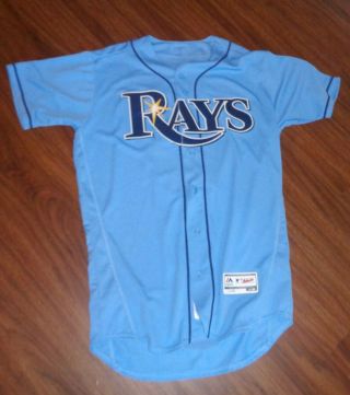 Tampa Bay Rays MALLEX SMITH 2017 game issued jersey size 42 2