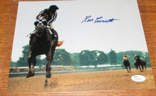 Secretariat Ron Turcotte Autographed 8x10 Photo Triple Crown