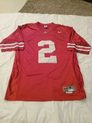 Ohio State University Buckeyes Nike Team Stitched Football Jersey 2 Medium