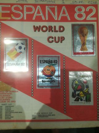 Panini Espana 82 World Cup Sticker Album 2