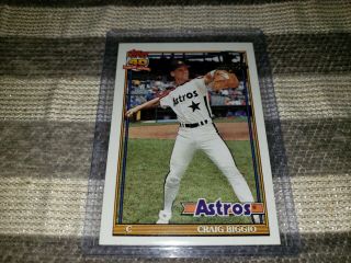 1991 Topps Desert Shield Baseball Craig Biggio Card 565 Astros