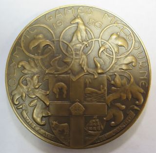 Xvi Summer 1956 Olympic Games Melbourne Australia Bronze Participents Medal
