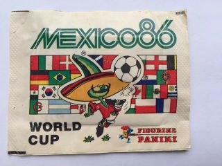 PANINI MEXICO 86 WORLD CUP STICKERS PACKET 5
