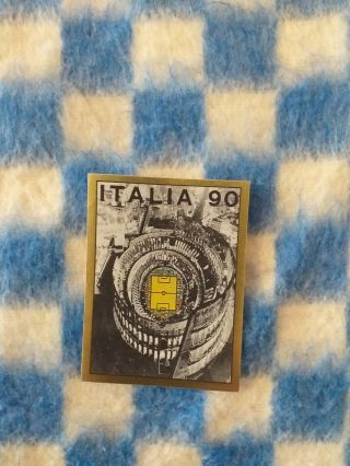 Panini Wc Italia 90 Sticker 3 With Originai Black Backsides Rare