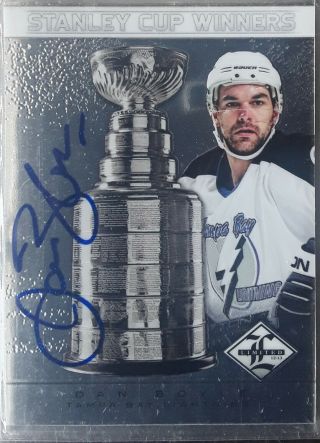 2012 - 13 Limited Stanley Cup Winners Signature Dan Boyle