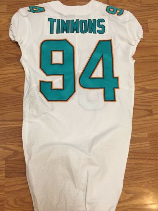 Lawrence Timmons Miami Dolphins Game Issued Not Worn Jersey 94 Steelers