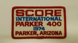 1974 Parker 400 Score International Patch