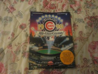 1990 All - Star Game At The Chicago Cubs Wrigley Field Exclusive Official Program