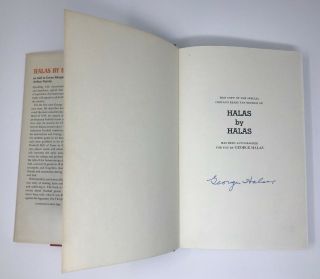 GEORGE HALAS Signed Halas by Halas BOOK Chicago BEARS Owner PAPA Bear BECKETT 3