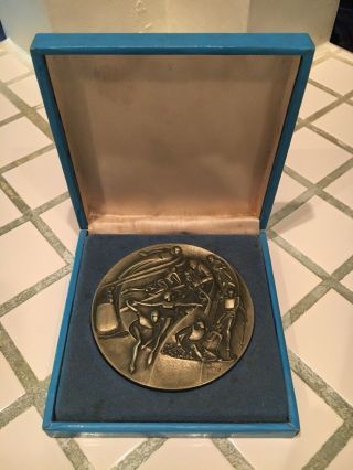 1980 Winter Olympic Participation Medal Lake Placid W Presentation Box
