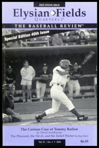 Elysian Fields Quarterly Vol.  21 1 Winter 2004 Ladies Pro Baseball League Cover