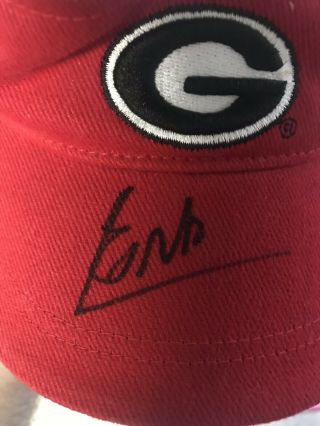 Erk Russell Authographed Georgia Bulldogs Embroidered Adjustable