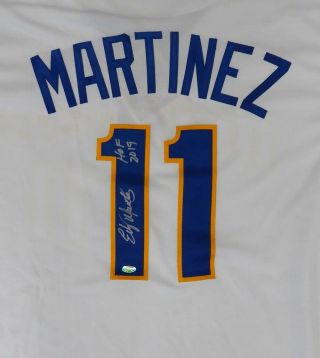 Mariners Edgar Martinez Autographed Throwback Jersey Xl " Hof 2019 " Mcs 149525