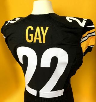 William Gay 2015 Game Worn Pittsburgh Steelers Jersey and Pants Set 5