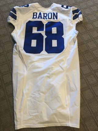 Baron 68 Dallas Cowboys Game Issued Jersey
