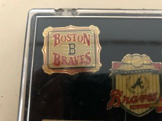 Limited Edition Atlanta Braves Pin Set 1430 of 2500 3