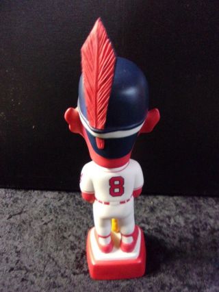 1998 Chief Wahoo Cleveland Indians Mascot SAM ' s Bobblehead Doll w/Box 2624 2