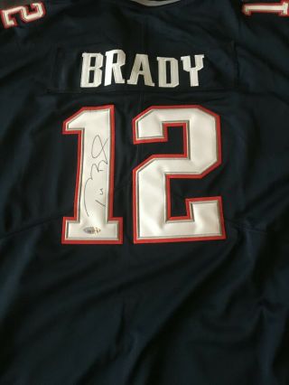 Tom Brady Signed Framed Jersey