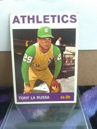 1964 Topps Tony Larussa 244.  No Creases.  Pictured.