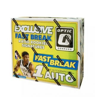 2017 - 18 Panini Donruss Optic Basketball Fast Break Box 1 Auto Mitchell Tatum ?