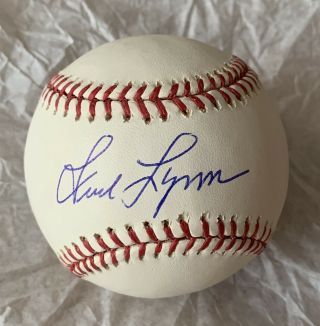 Fred Lynn Signed Baseball
