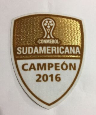 2016 Supercopa Conmebol Sudamericana Chapecoense De Futebol Campeon Badge Patch
