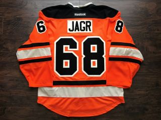 Jaromir Jagr Reebok Edge 2.  0 (7287) Jersey Philadelphia Flyers Size 50