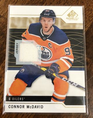 2018 - 19 Sp Game Gold Jersey Connor Mcdavid