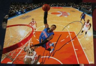 Andre Drummond Detroit Pistons Signed 8x10 Photo Autographed Basketball Nba