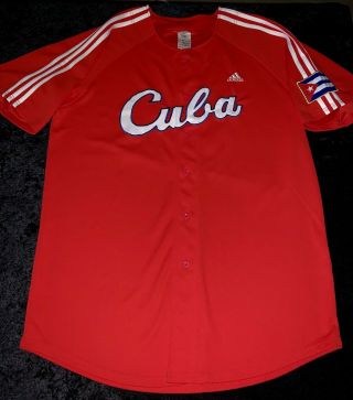 Orestes Kindelán 2001 Cuba National Game Baseball Jersey