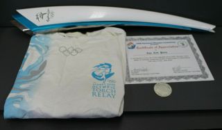 Sydney 2000 Olympic Torch In Relay With Silver Coin Shirt