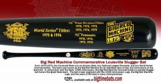 Cincinnati Reds Louisville Slugger Big Red Machine 150th Anniversary Bat
