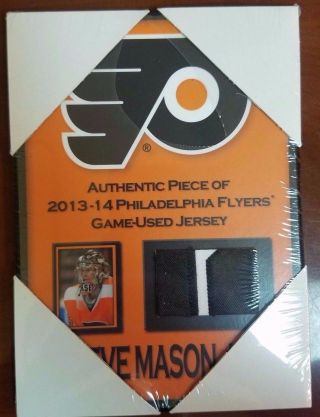 Authentic Piece Of 2013 - 2014 Philadelphia Flyers Game - Jersey.  Steve Mason