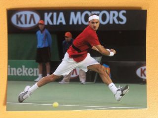 Rare French Issue 2004 Roger Federer Rookie Tennis Melbourne 17x12 Cm